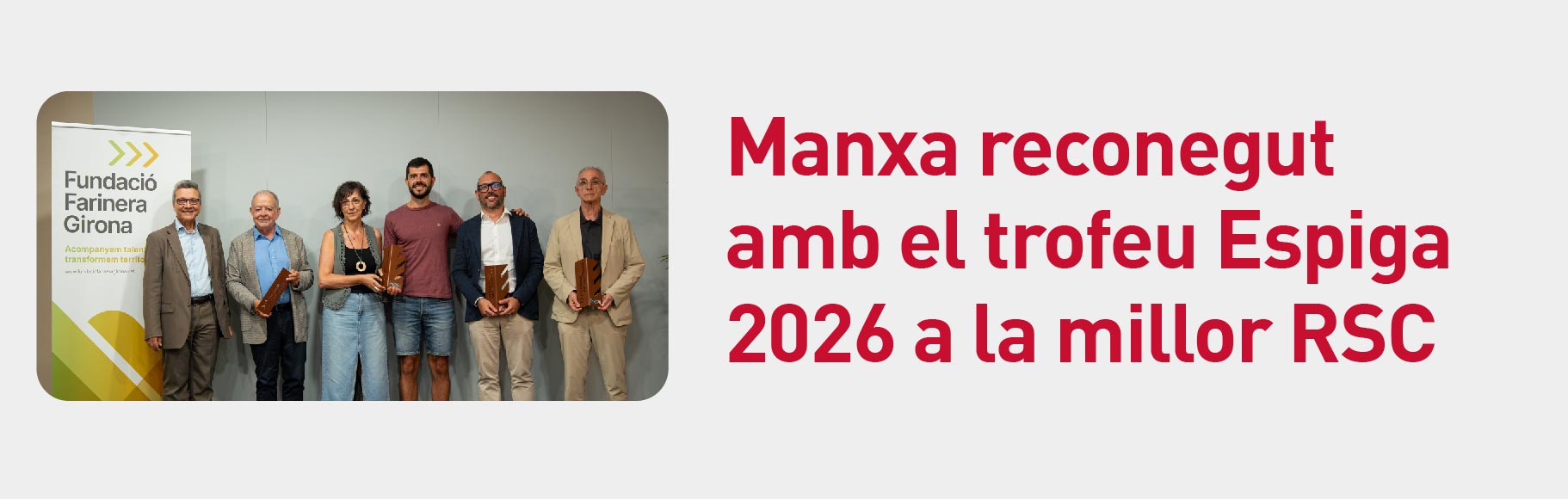 Trofeu Espiga a la Millor RSC en l'edició del 2026